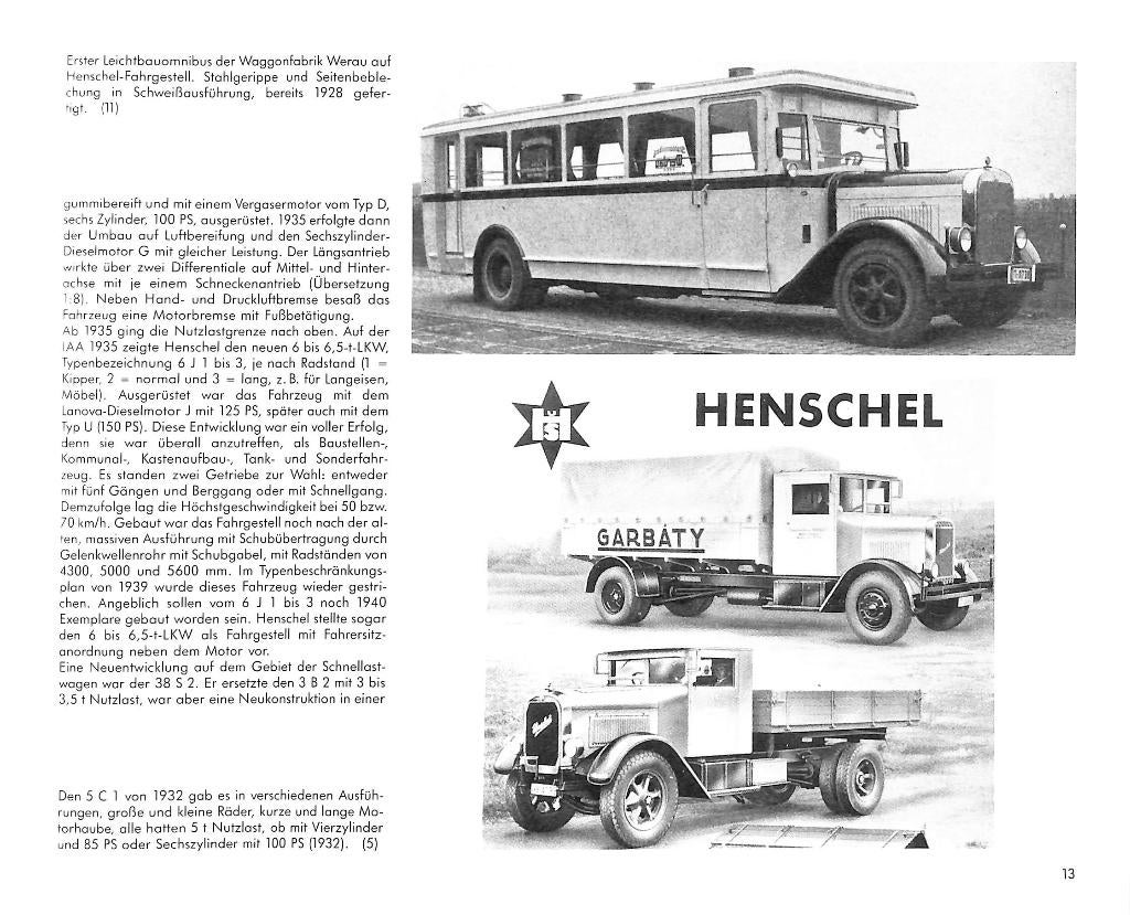 Henschel LKW's, Verzenden, Nieuw, Karlheinz Hess, Vrachtwagen