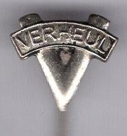 Verheul - Waddinxveen zilverkl vrachtwagen speldje ( E_067 ), Verzenden, Zo goed als nieuw, Transport, Speldje of Pin