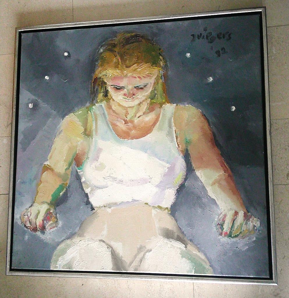 Jonge roeister ? '92 - Janneke Viegers (geb.1952), Antiek en Kunst, Ophalen