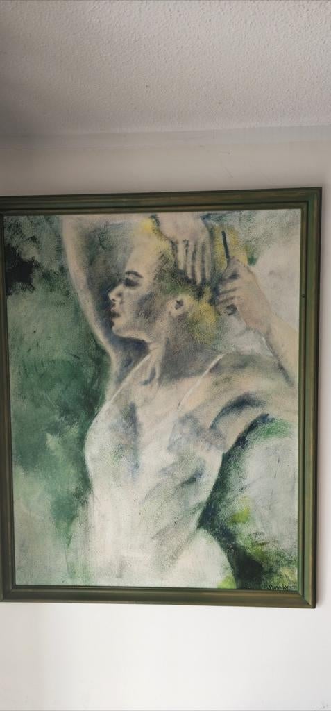 Schilderij van schilderes sunniva, Ophalen