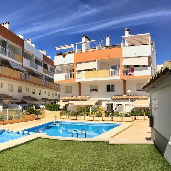 Jávea | 200 m van zee | 6 p. duplex | Zwembad | Airco | WiFi, Dorp, Costa Blanca, Appartement, 3 slaapkamers