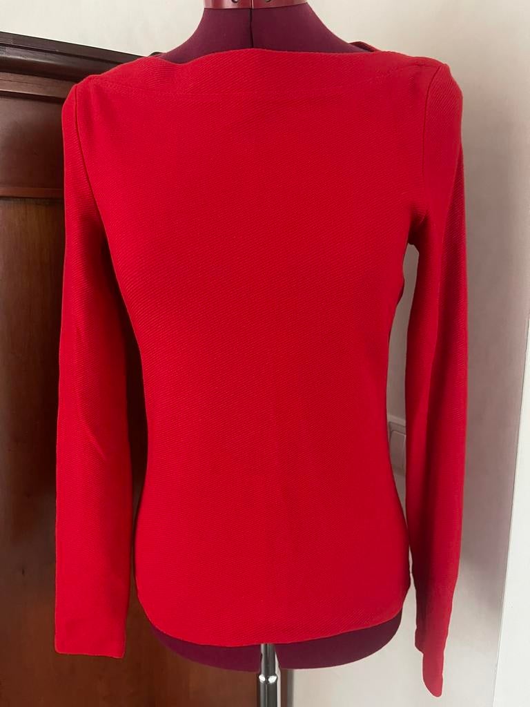 Vanilia rode sweater maat S, Kleding | Dames, Maat 38/40 (M), Ophalen of Verzenden, Zo goed als nieuw, Lange mouw
