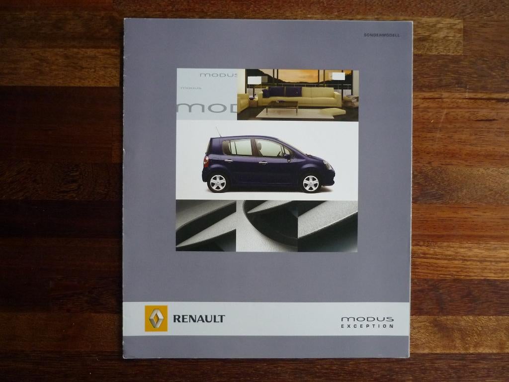 Renault Modus Exception (2007, Duits), Ophalen of Verzenden, Nieuw, Renault