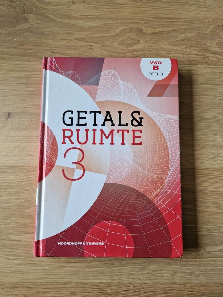 Getal & Ruimte VWO B deel 3, Boeken, Schoolboeken, Zo goed als nieuw, Nederlands, VWO, Ophalen of Verzenden