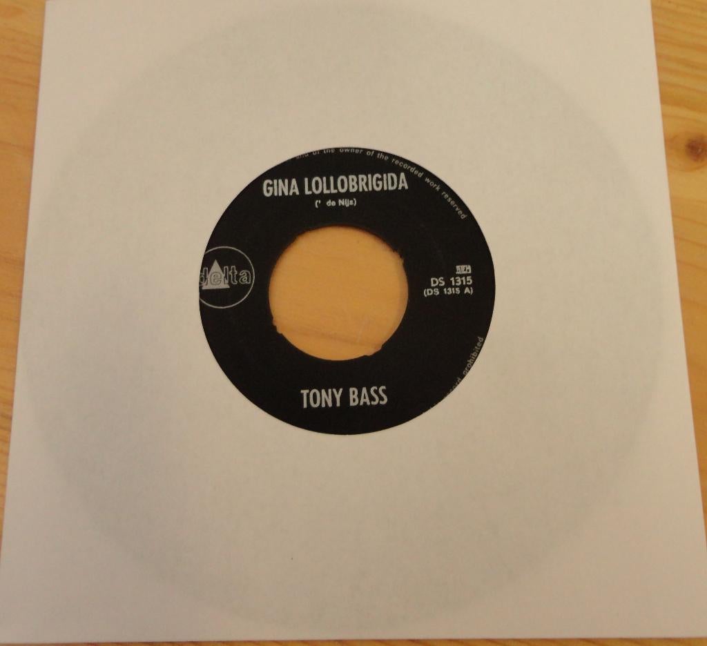 Tony Bass > Gina Lollobrigida, Cd's en Dvd's, Gebruikt, 7 inch, Single, Ophalen of Verzenden