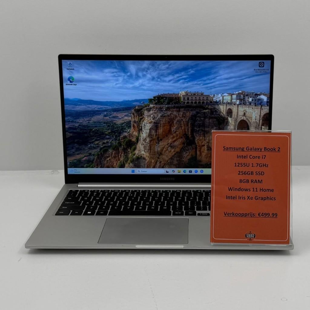 Samsung Galaxy Book 2 laptop | Intel Core i7 256GB 8GB, Computers en Software, 256 GB, Met videokaart, 2 tot 3 Ghz, Toulonselaan 72