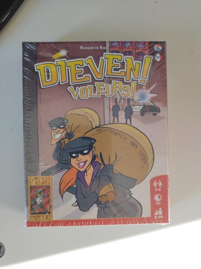 Dieven! Bordspel - Nieuw in verpakking, Nieuw, Ophalen of Verzenden, Vijf spelers of meer, 999 Games