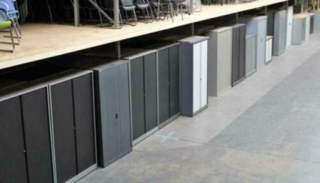 Vanaf 65 euro p/st Garagekasten, Gispen, Mewaf, Aspa, Ahrend, Huis en Inrichting, Kasten | Roldeurkasten en Archiefkasten, Gebruikt