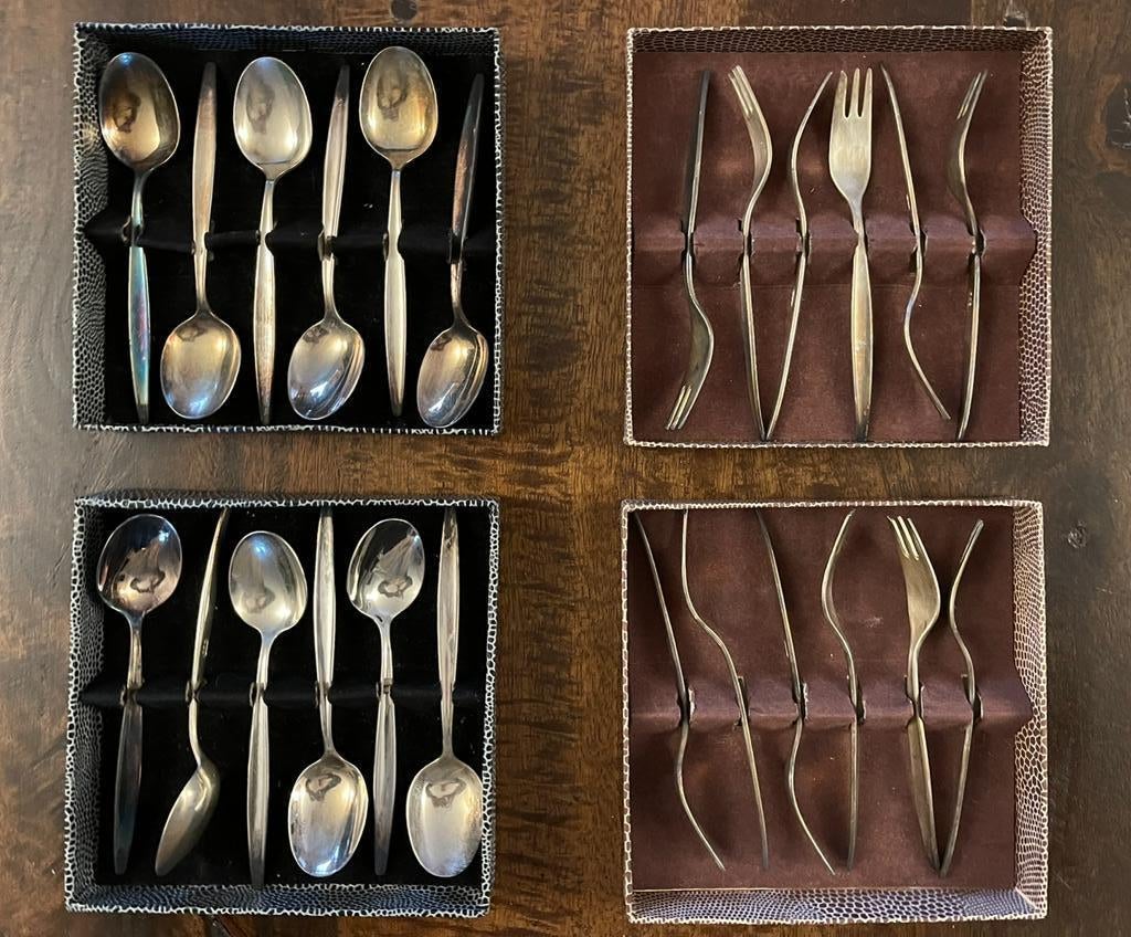 Lepeltjes en vorkjes, Antiek en Kunst, Antiek | Bestek, Ophalen of Verzenden