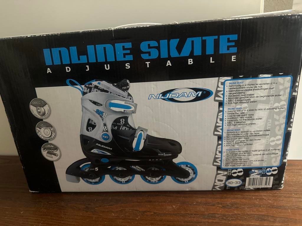 Nijdam verstelbare skeelers maat 30-33, Kinderen, Inline skates 4 wielen, Ophalen, Overige merken