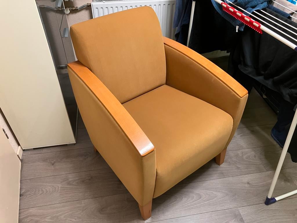 Fateuil, Ophalen, Gebruikt, 75 tot 100 cm, Stof