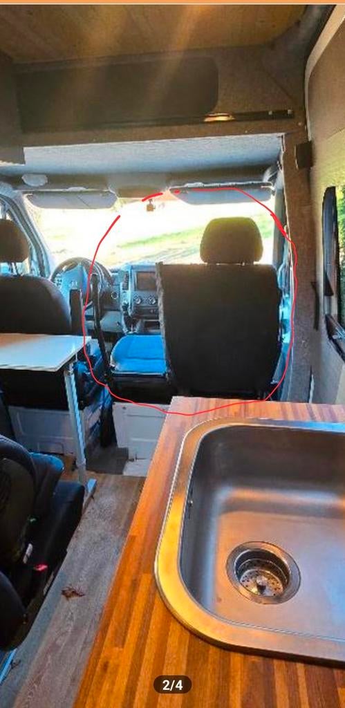 Mercedes sprinter crafter aangepaste bank, Ophalen