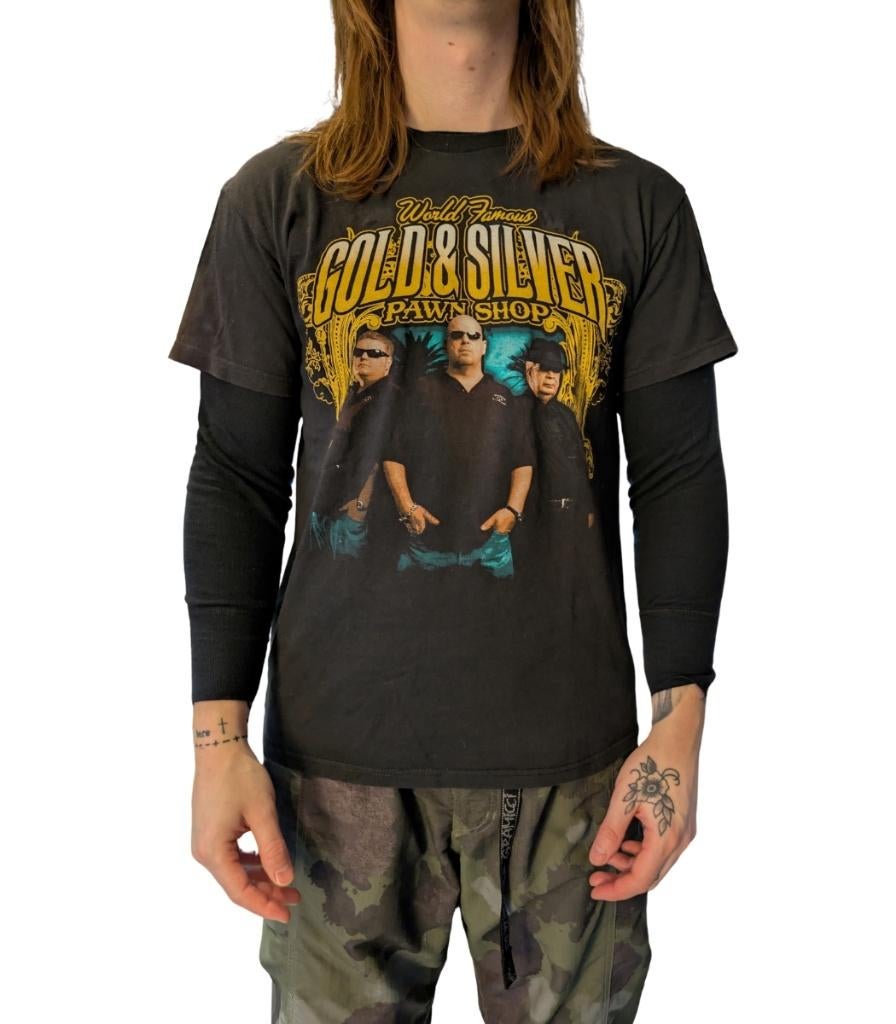 Pawn Stars “World Famous Gold & Silver Shop” T-Shirt, Maat 48/50 (M), Zwart, Gildan, Gildan