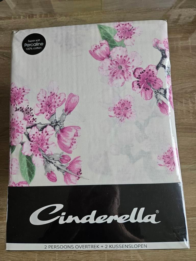 Cinderella 2 persoons dekbedovertrek 200x200/220, Ophalen of Verzenden, Nieuw, Tweepersoons, Dekbedovertrek