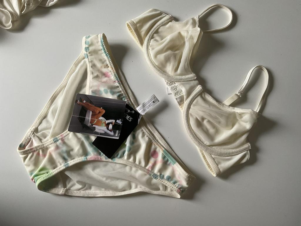 1 BH 75b en 4 onderbroeken (Hema - crème - nieuw), Kleding | Dames, Ophalen of Verzenden, Overige kleuren, Setje