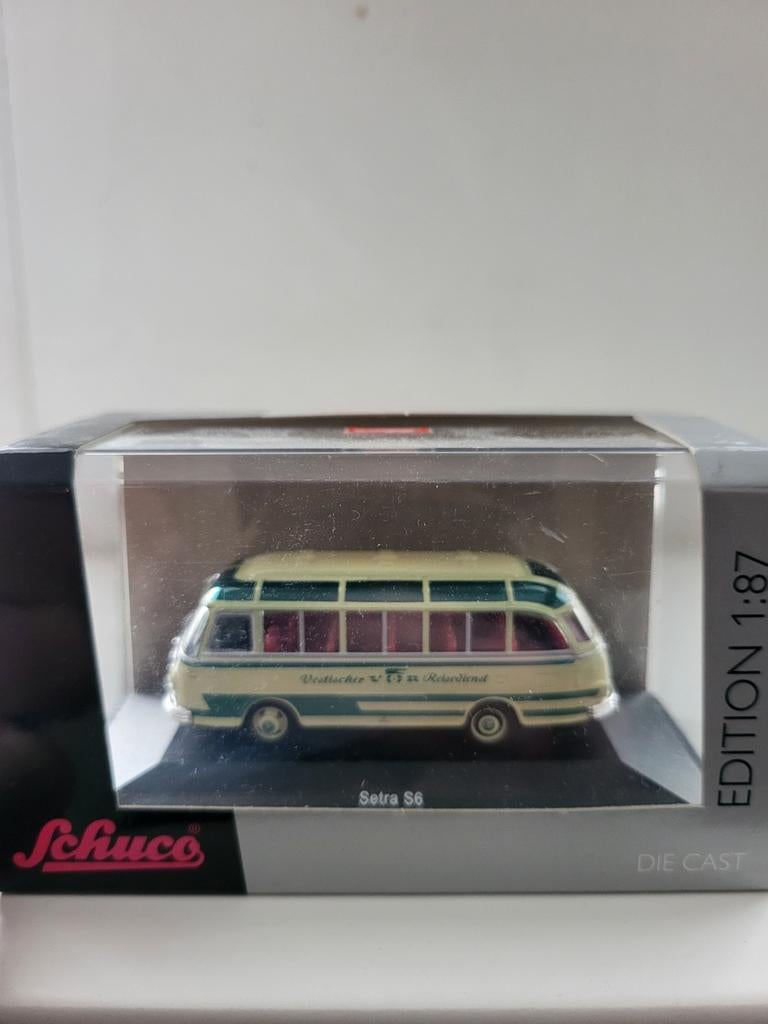Schuco Setra S6 1:87 - Zeldzaam Model!, Hobby en Vrije tijd, Modelauto's | 1:87, Ophalen of Verzenden, Zo goed als nieuw, Bus of Vrachtwagen