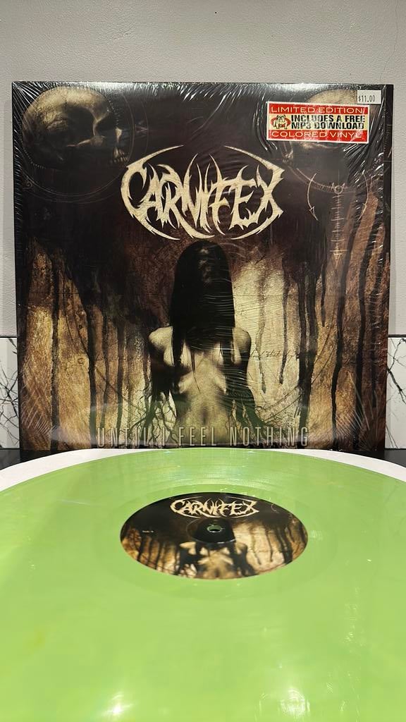 Lp vinyl carnifex until i feel nothing neon green vinyl, Ophalen of Verzenden, Nieuw in verpakking