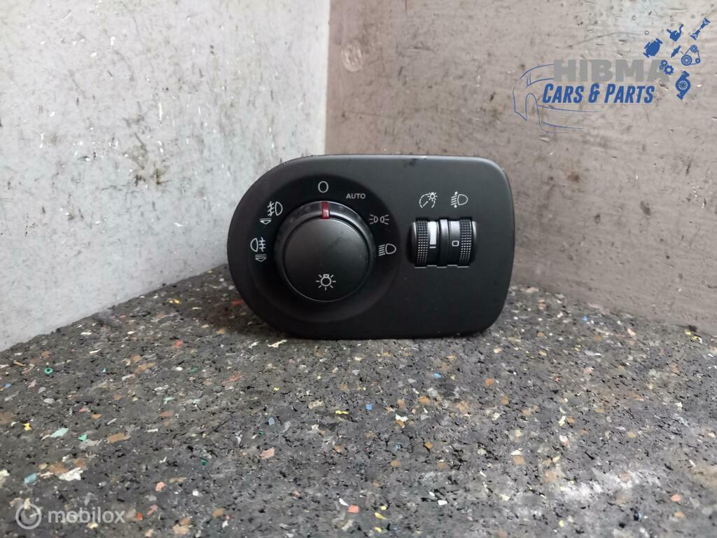 Lichtschakelaar Seat Leon 1P 1P1941431R 2005 t/m 2013, Ophalen of Verzenden, Gebruikt