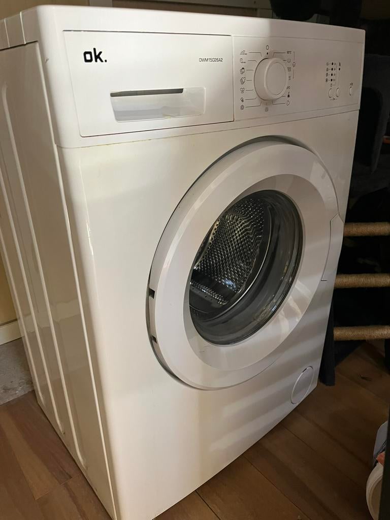5Kg wasmachine OK, Witgoed en Apparatuur, Wasmachines, Ophalen, Zo goed als nieuw, 1200 tot 1600 toeren, 85 tot 90 cm