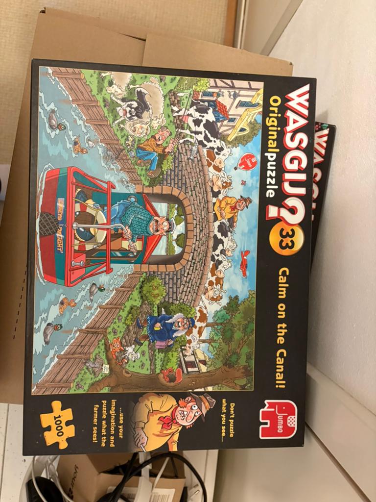 Wasgij puzzel 1000 stukje, Hobby en Vrije tijd, Denksport en Puzzels, Ophalen, 500 t/m 1500 stukjes, Zo goed als nieuw