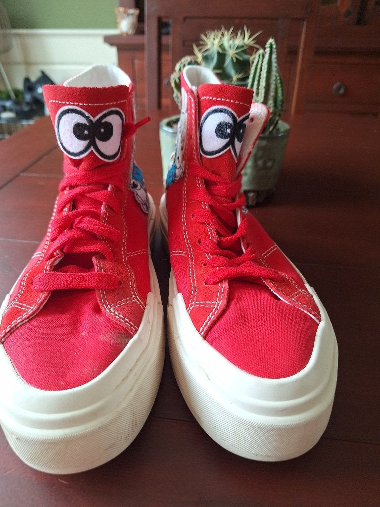 Converse All Stars 42,5 rode sneakers, Verzenden, Converse All Stars, Rood, Sneakers of Gympen