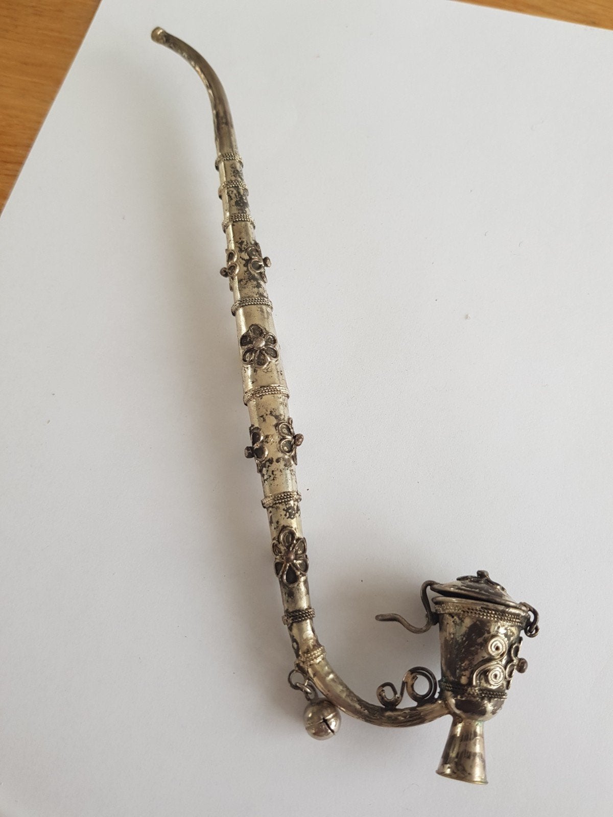 Pijp met Filigraan Decoratie, Ophalen of Verzenden