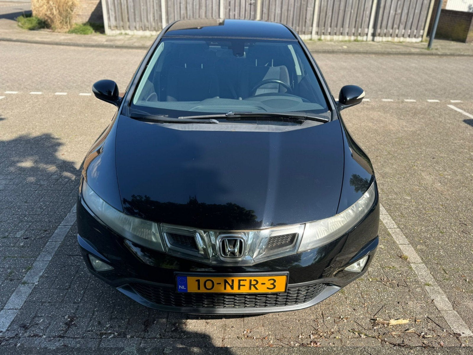 Honda Civic 1.4 I 5DR 2010 Zwart, Auto's, Honda, Voorwielaandrijving, 4 cilinders, Zwart, Origineel Nederlands