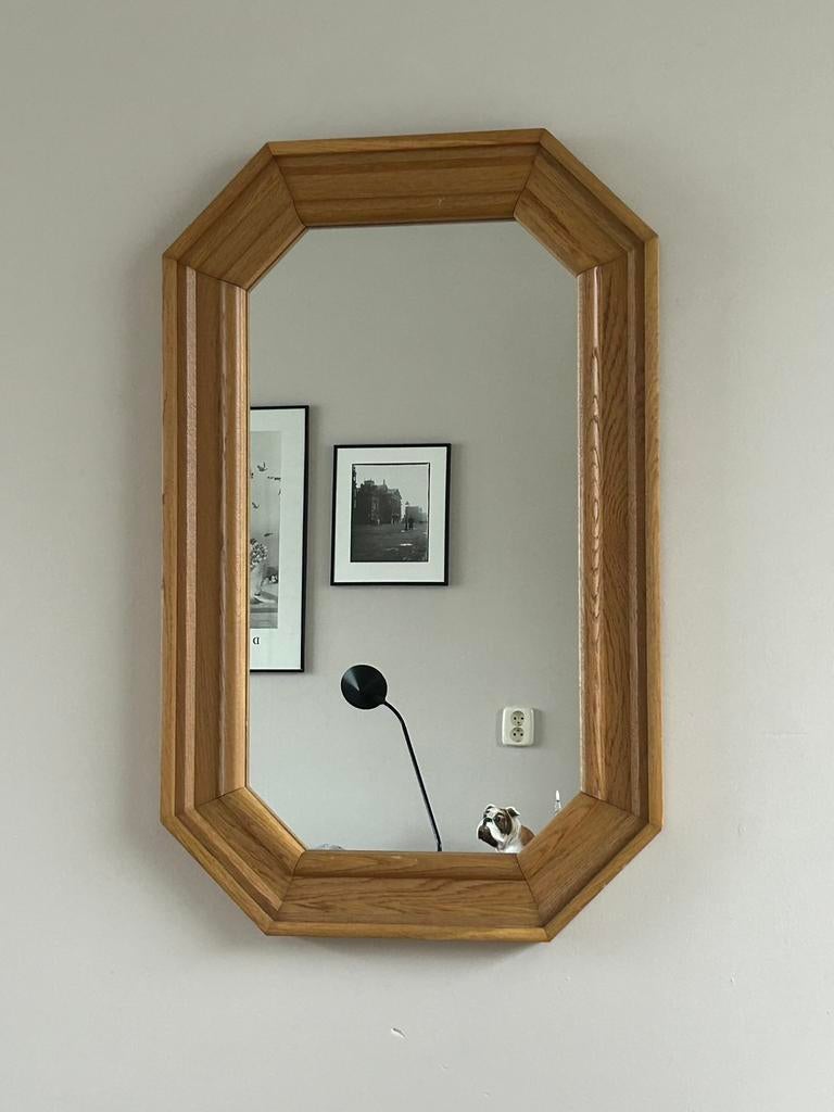 Vintage spiegel jaren 80, Ophalen, Minder dan 50 cm, Zo goed als nieuw, Minder dan 100 cm