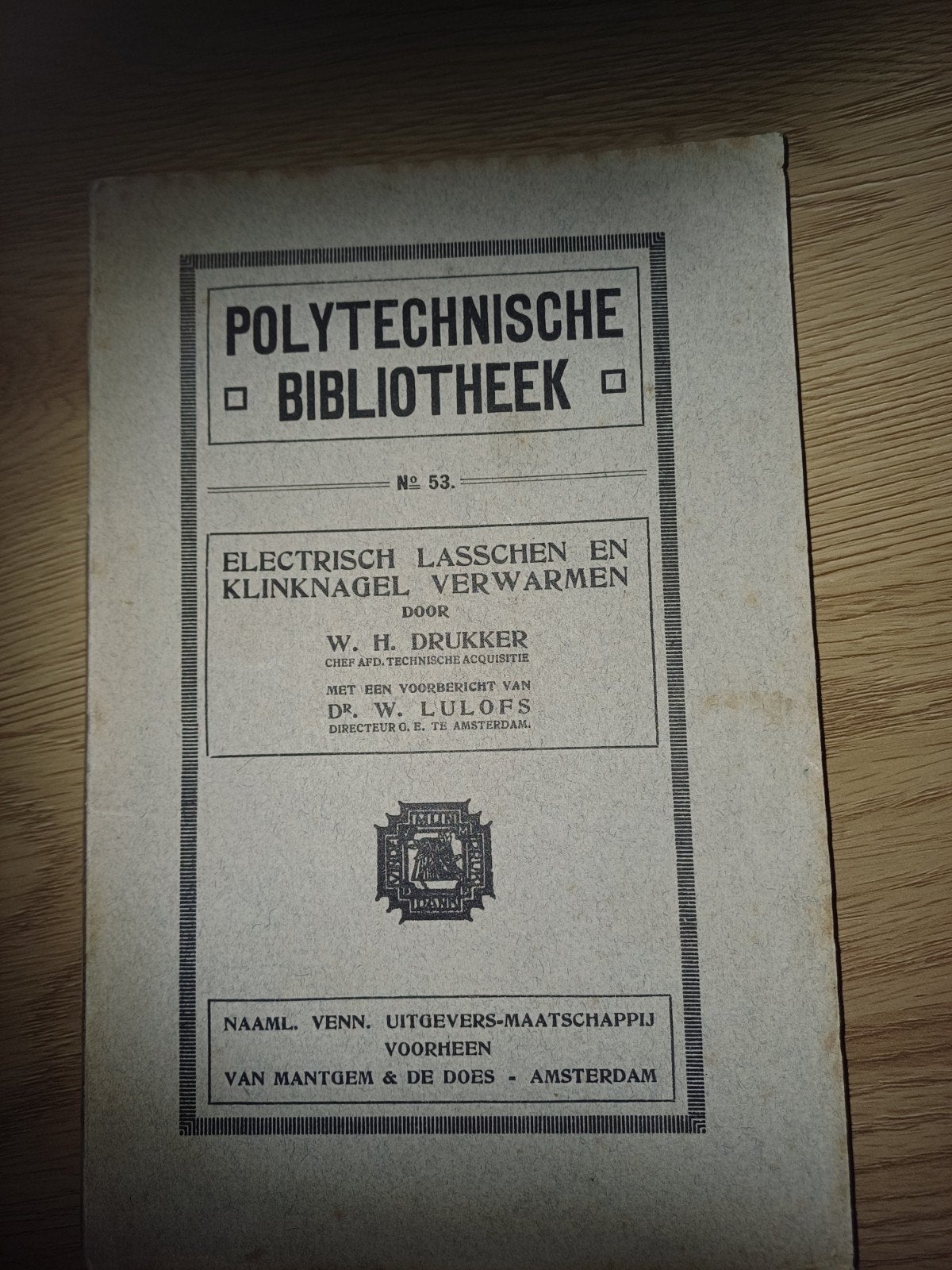 Electrisch Lasschen en klinknagels.verwarmen  1923, Ophalen of Verzenden