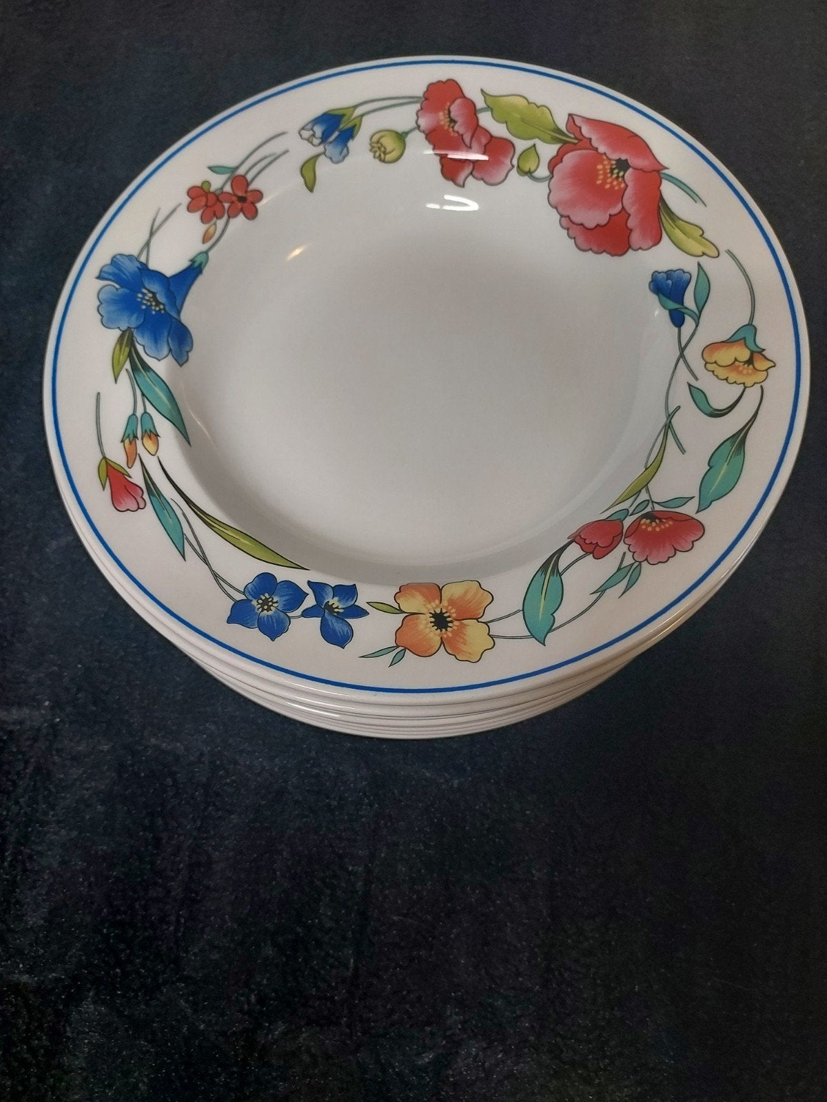 Diepe borden, Ophalen of Verzenden, Porselein, Overige stijlen, Bord(en)