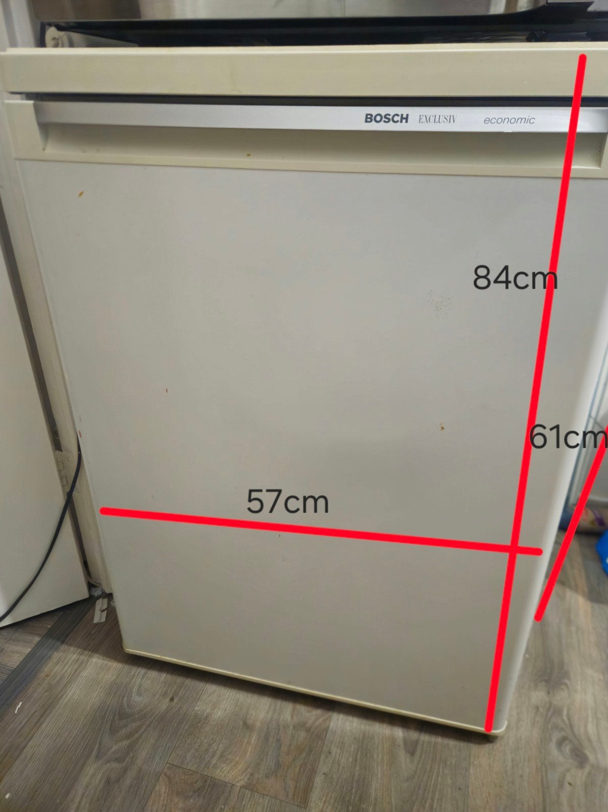 Bosch tafelmodel koelkast, Ophalen, Gebruikt, Minder dan 85 cm, 100 tot 150 liter