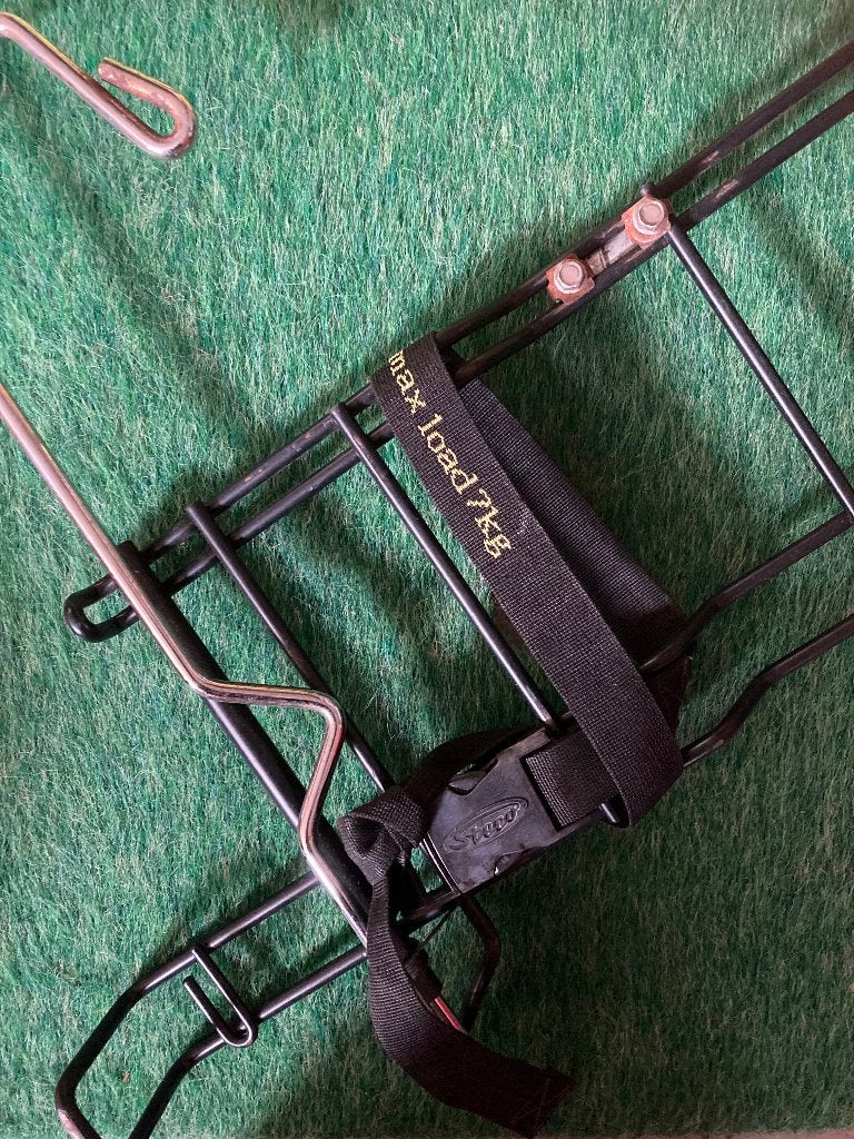 buggy drager voor op fiets, Ophalen