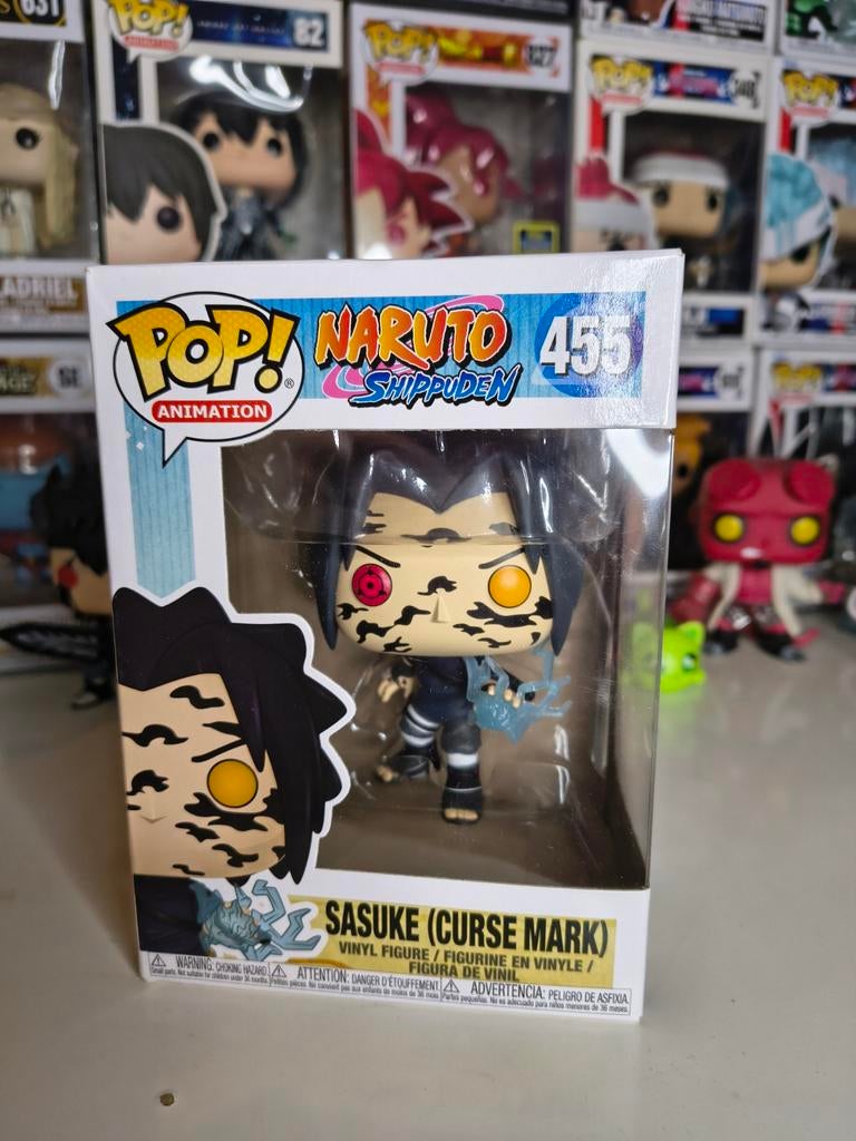 Funko Pop! Naruto Shippuden Sasuke (Curse Mark) #455, Ophalen of Verzenden, Nieuw