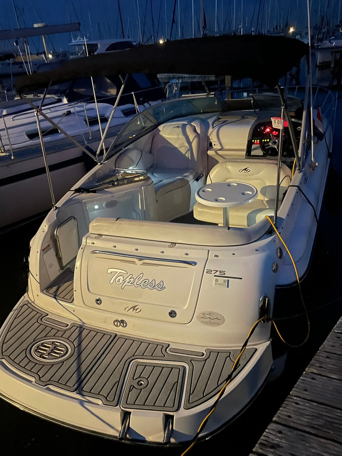 Monterey 275 sportcruiser 2008 eventueel met trailer, 9 m, Gebruikt, 1.90 meter, Binnenboordmotor