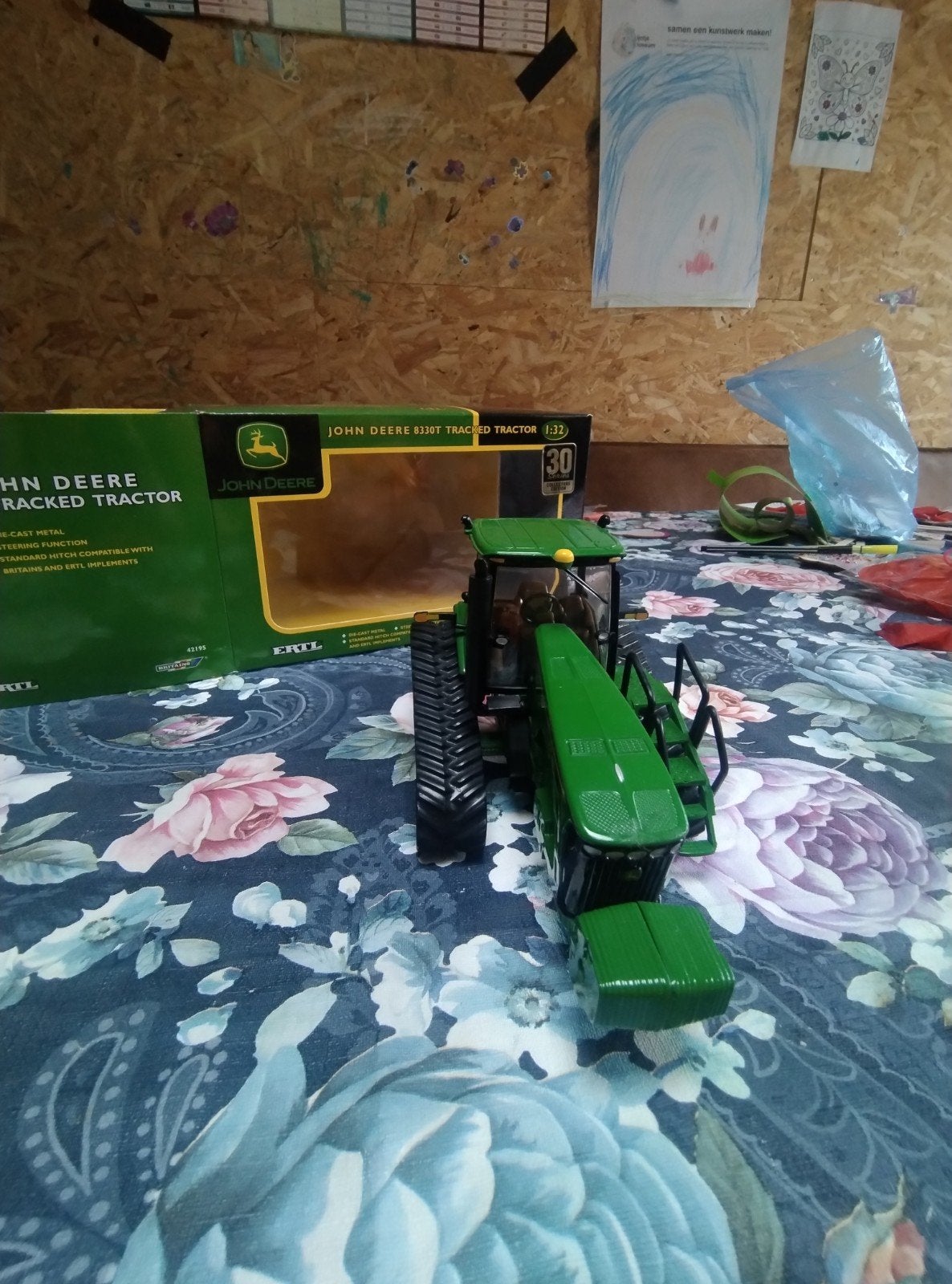 John Deere 8330T Tracked Tractor model 1:32, Overige merken, 1:32 tot 1:50, Overige typen, Ophalen of Verzenden