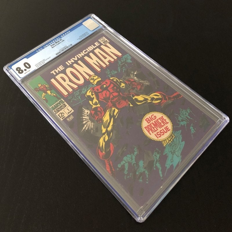 Iron Man Vol.1 #1 CGC (1968) VF (8.0), Eén comic, Amerika, Marvel Comics, Nieuw