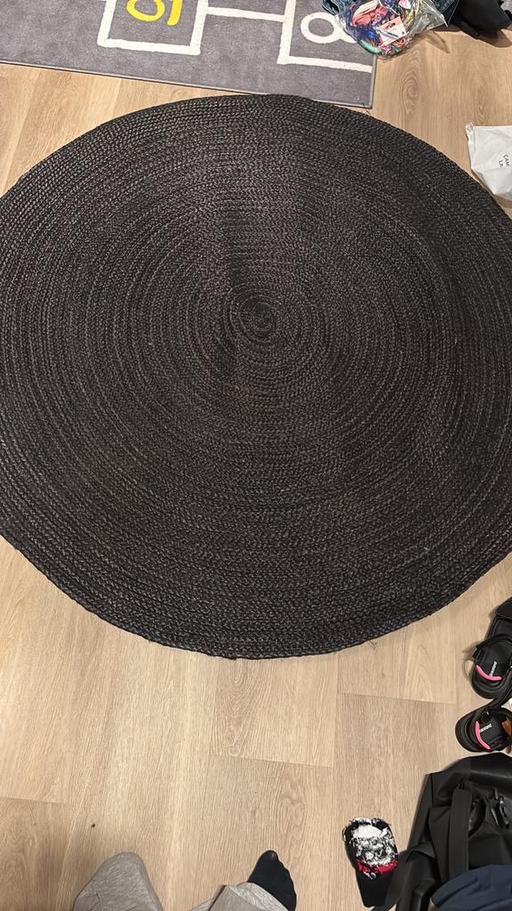 Kleed zwart, 75 m² of meer, Zwart, Ophalen of Verzenden, Zo goed als nieuw