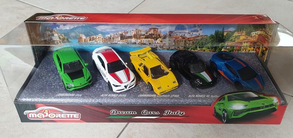 Majorette Italy Dream Cars Diorama Set, Ophalen of Verzenden, Nieuw, Auto