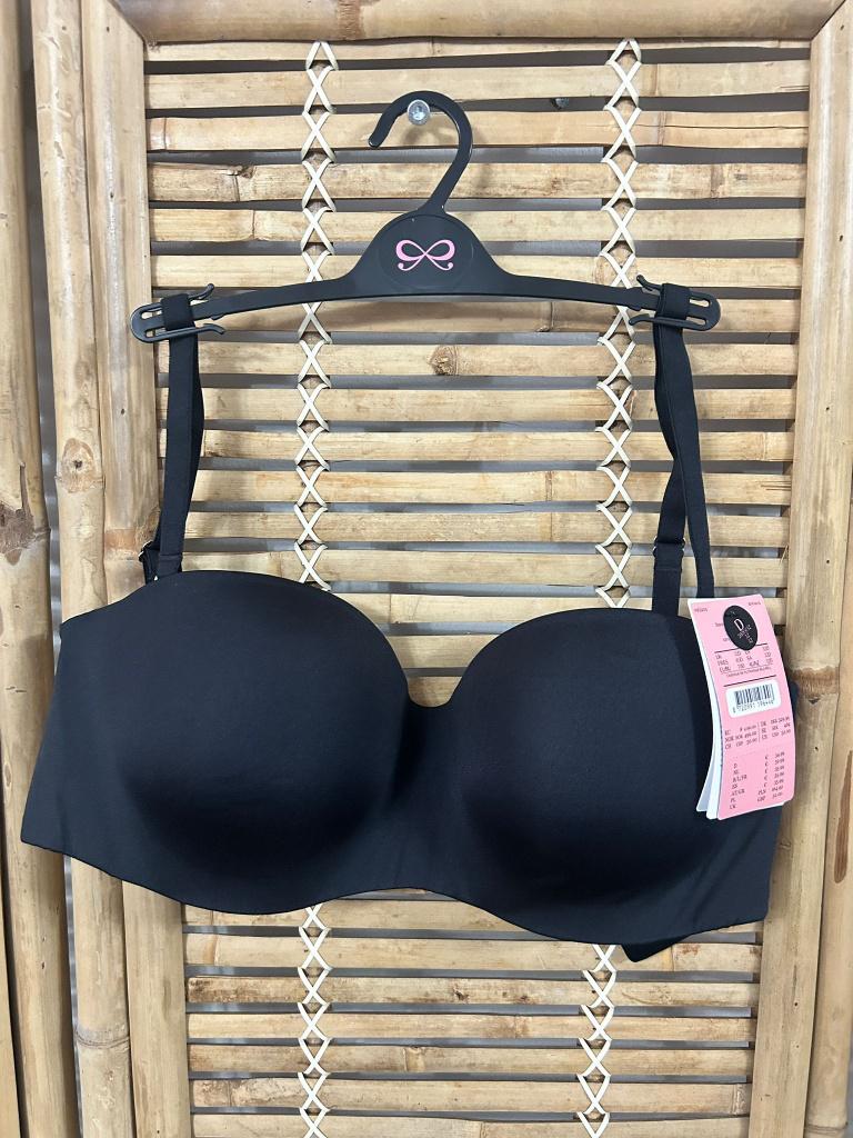 Hunkemöller Smooth Push Up Bh Zwart 70D, Hunkemöller, Ophalen of Verzenden, Zwart, BH