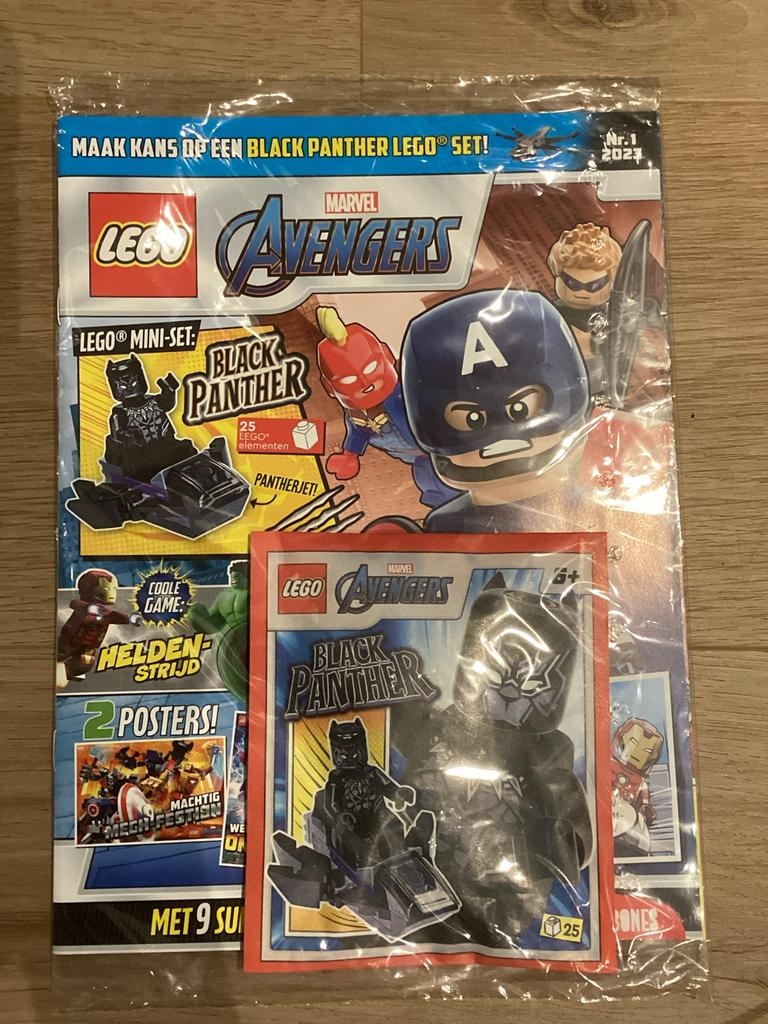 LEGO Marvel Avengers Black Panther Mini-set Nr.1 2023, Ophalen, Marvel, Lego, Zo goed als nieuw