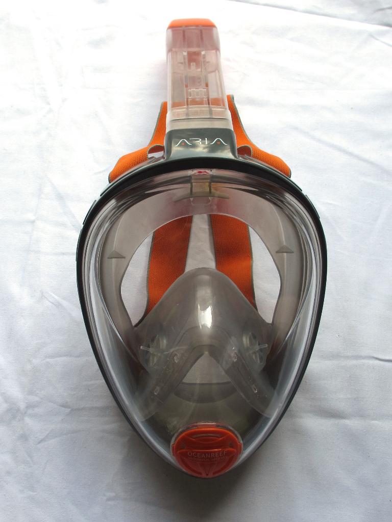 Ocean Reef Aria full face snorkelmasker volwassene – S/M, Ophalen, Zo goed als nieuw, Snorkelmasker