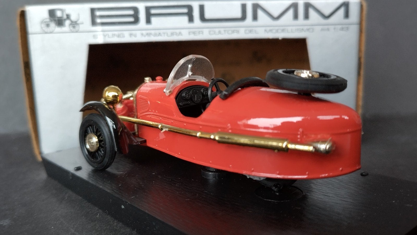 Morgan MX4 Super Sport 1935 1:43 Brumm Pol, Hobby en Vrije tijd, Modelauto's | 1:43, Overige merken, Auto, Verzenden, .