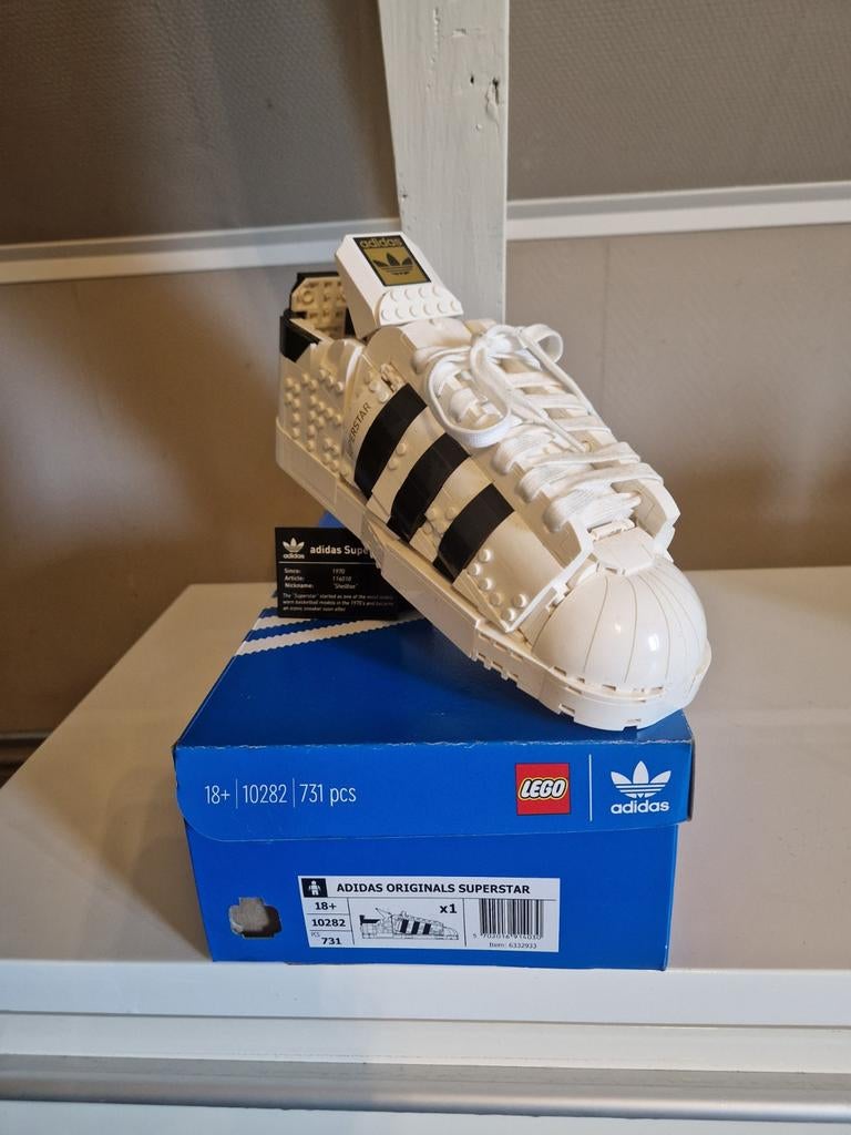 LEGO 10282 Adidas Originals Superstar, Kinderen en Baby's, Speelgoed | Duplo en Lego, Ophalen of Verzenden, Complete set, Lego
