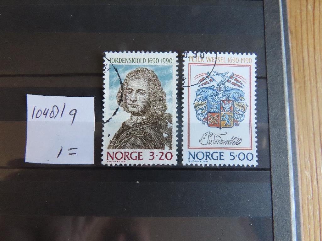 Noorwegen 1048/9, Ophalen of Verzenden, Noorwegen, Gestempeld