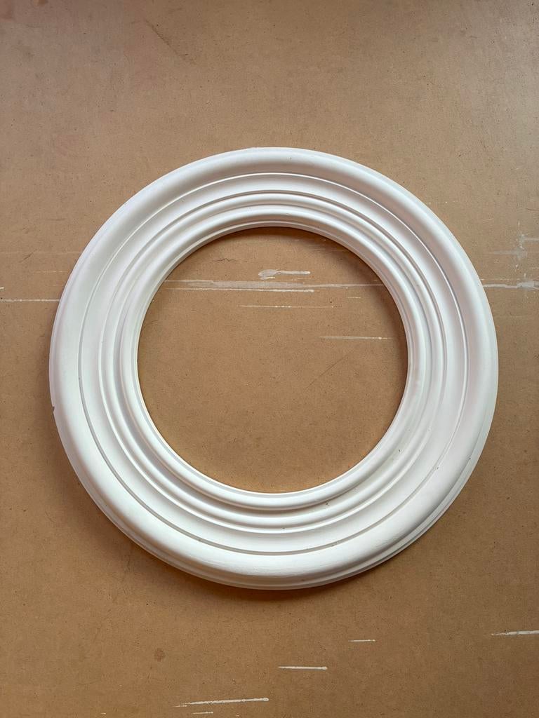 3x Rond Gips Plafond rozet- Ø 60 cm, Ophalen, Nieuw