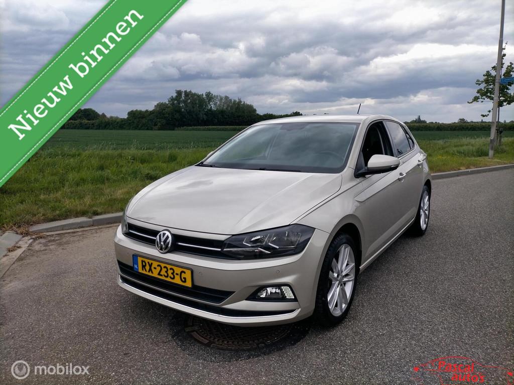 Volkswagen Polo 1.0 TSI Highline Automaat nap clima, Auto's, Volkswagen, Stof, Gebruikt, Euro 6, 95 pk