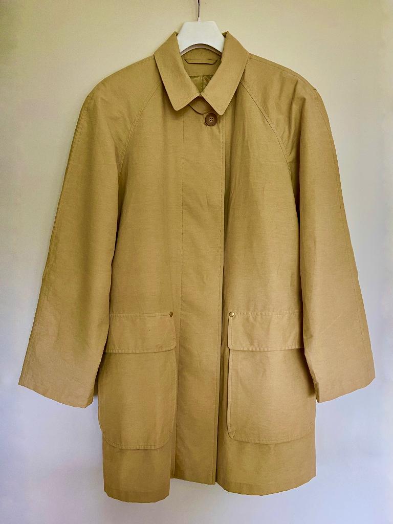 zandgele jas van katoen van Flick, Kleding | Dames, Geel, Maat 42/44 (L), Nieuw, Ophalen of Verzenden