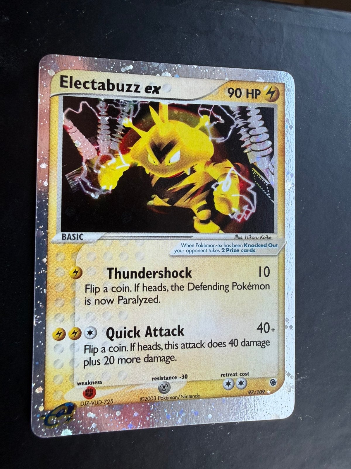 Electabuzz EX holo #97, Ophalen, Zo goed als nieuw