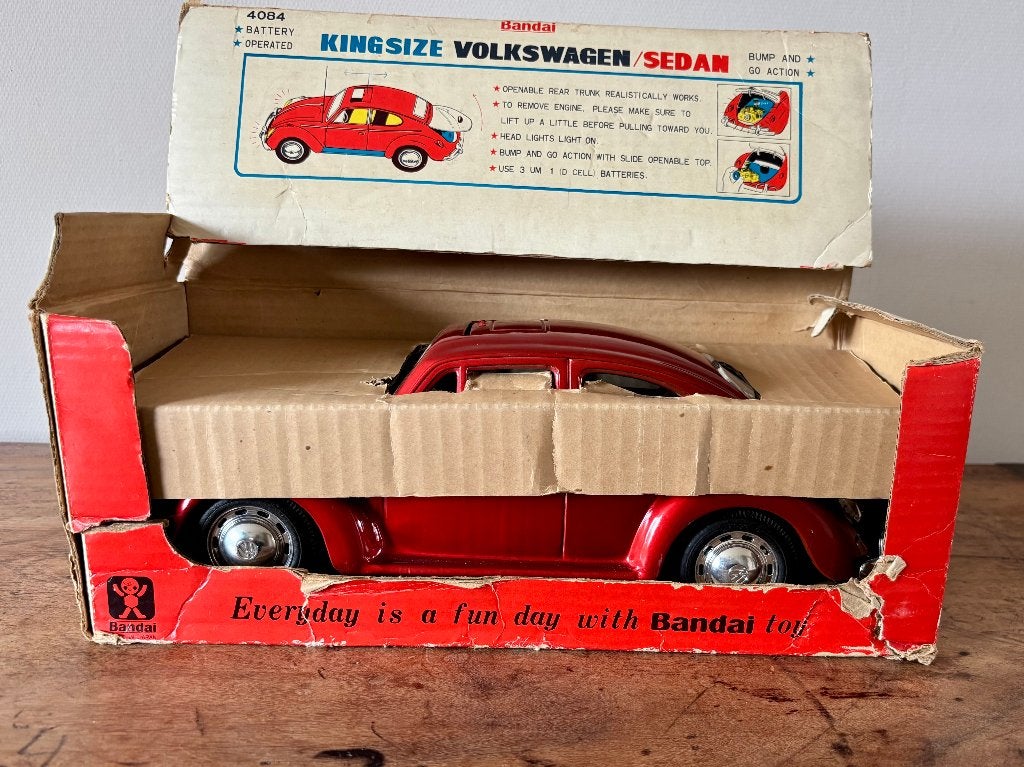 Bandai VW Volkswagen Kever XXL inclusief originele doos., Antiek en Kunst, Ophalen of Verzenden