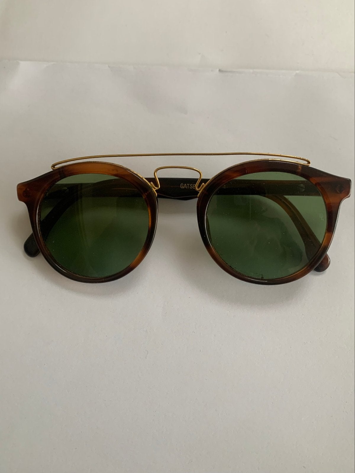 Rayban zonnebril Gatsby style, Sieraden, Tassen en Uiterlijk, Zonnebrillen en Brillen | Heren, Zonnebril, Bruin, Verzenden, Zo goed als nieuw